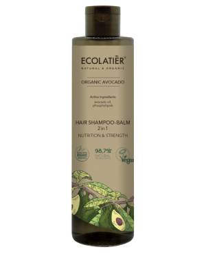 Šampón-balzam 2v1 Avokádo - Ecolatier Organic -250 ml